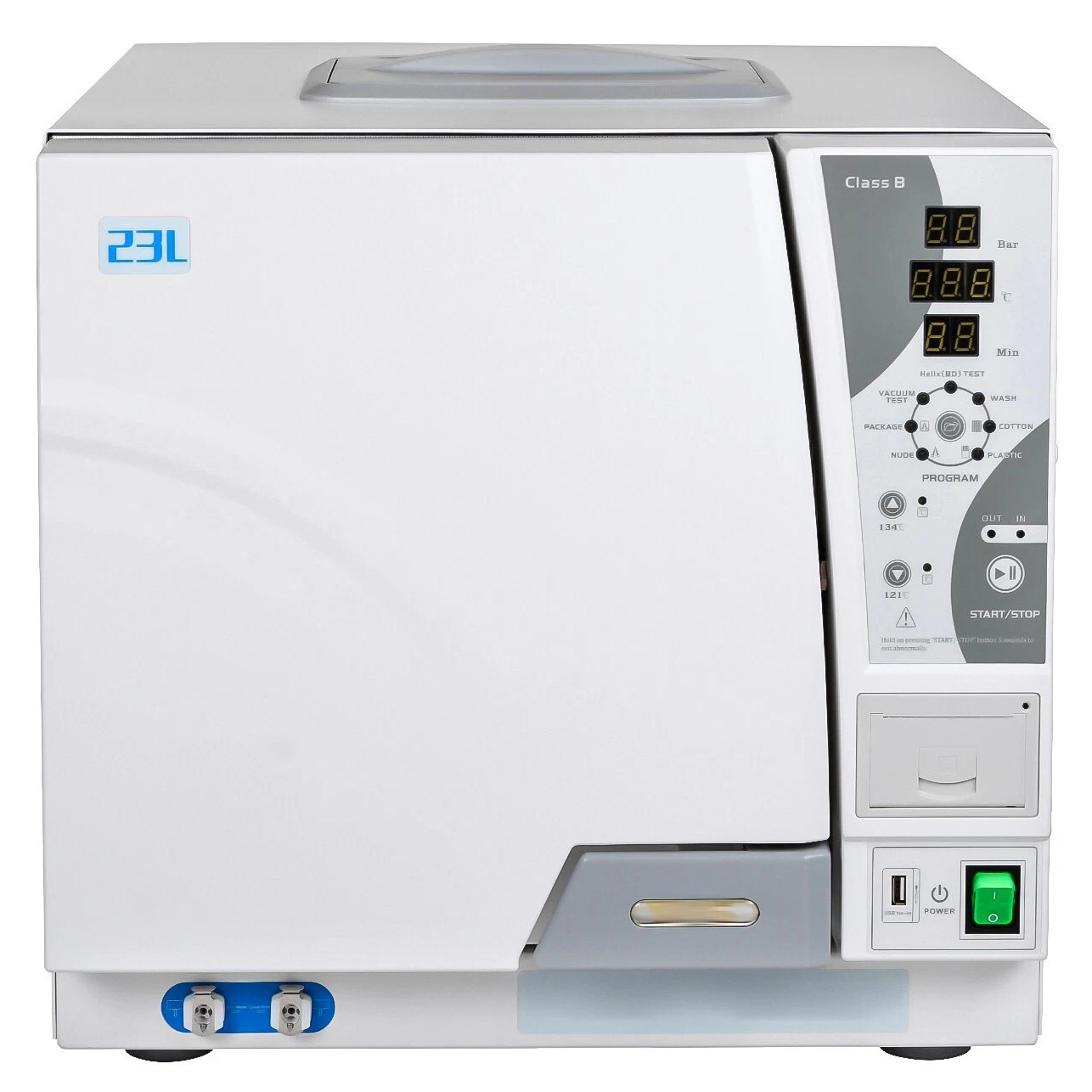 Getidy YJN-23 Dental-Dampfautoklav der Klasse B mit integriertem Drucker