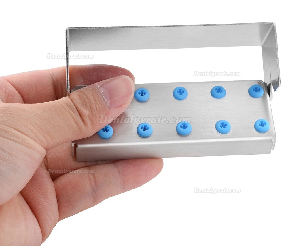 3-tlg. sterilisierbarer Dental-Bohrerst&auml;nder | jeweils f&uuml;r 10 Dentalbohrer pro St&uuml;ck