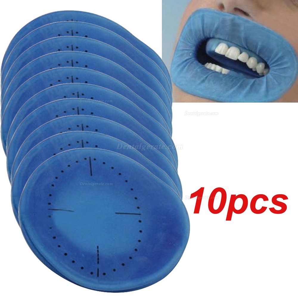 10x Dental Einweg Sterile Kofferdam 9 cm Wangenhalter &Ouml;ffner Blau