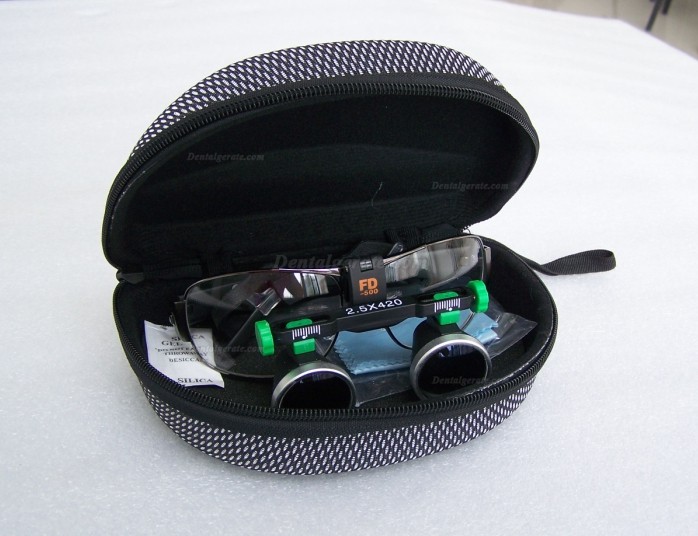 KWS&reg; FD-502-G (2010) Binokulares Vergr&ouml;&szlig;erungsglas Lupenbrille Dental 2.5X