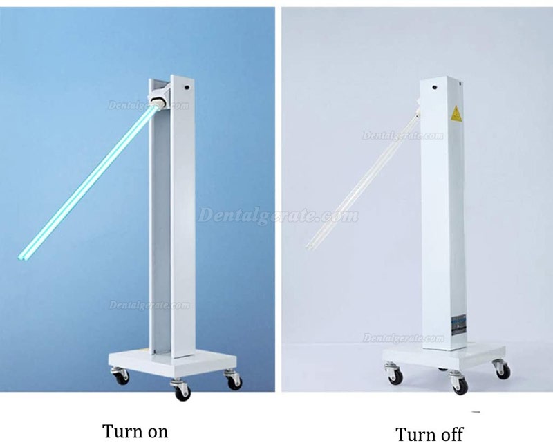 100-150 Watt Indoor Mobile Uvc Sterilisator Desinfektionslampe Keimt&ouml;tendes uv Desinfektions Lampe mit R&auml;dern