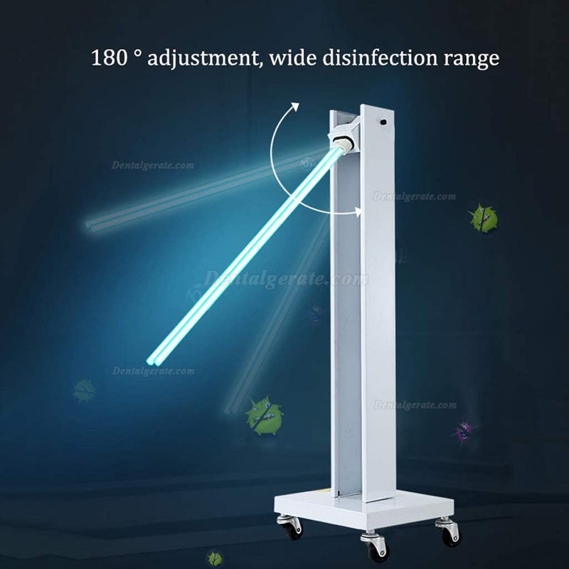 100-150 Watt Indoor Mobile Uvc Sterilisator Desinfektionslampe Keimt&ouml;tendes uv Desinfektions Lampe mit R&auml;dern