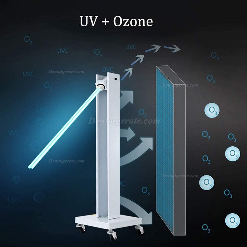 100-150 Watt Indoor Mobile Uvc Sterilisator Desinfektionslampe Keimt&ouml;tendes uv Desinfektions Lampe mit R&auml;dern