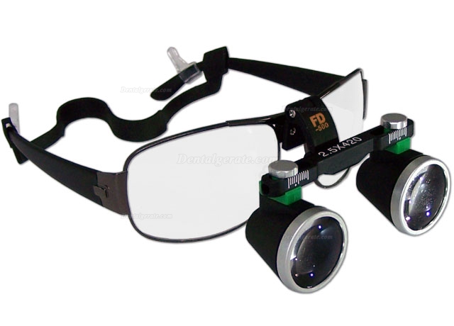 KWS&reg; FD-502-G (2010) Binokulares Vergr&ouml;&szlig;erungsglas Lupenbrille Dental 2.5X