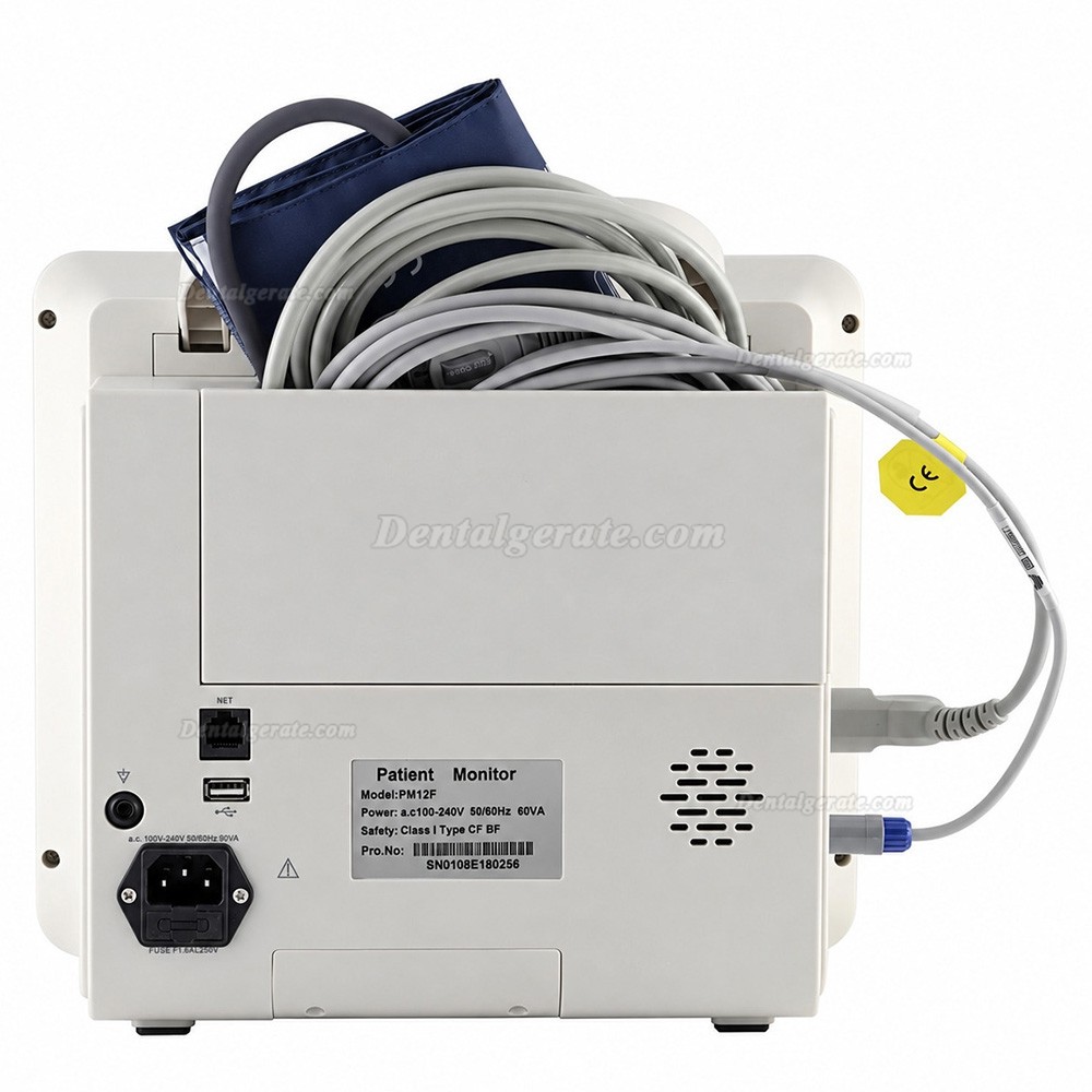 12-Zoll-Multiparameter-Patientenmonitor EKG/Atemwege/Temperatur/NIBP/SpO2/PR 12-Zoll-Multiparameter-Patientenmonitor EKG/Atemwege/Temperatur/NIBP/SpO2/PR
