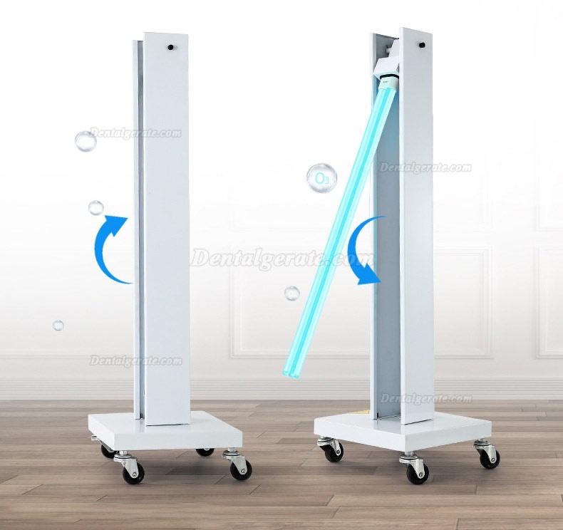 100-150 Watt Indoor Mobile Uvc Sterilisator Desinfektionslampe Keimt&ouml;tendes uv Desinfektions Lampe mit R&auml;dern
