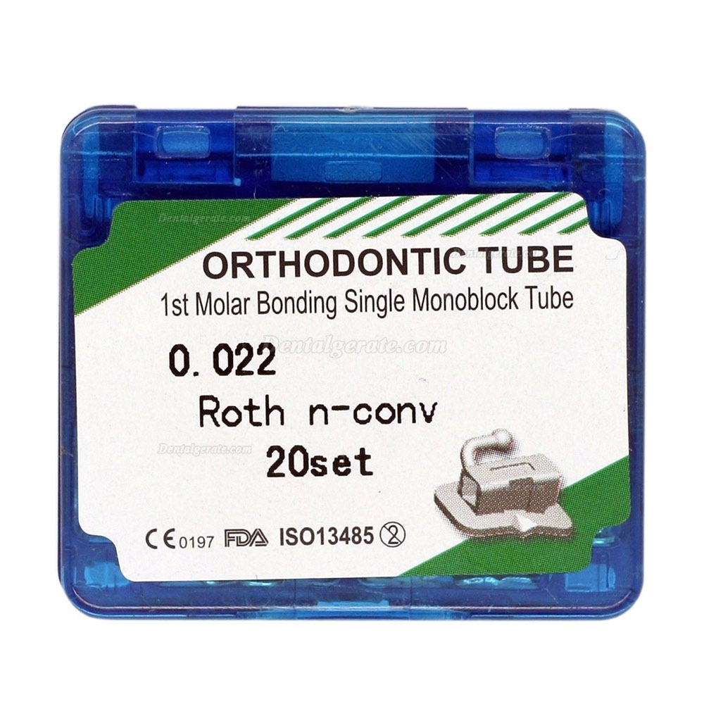 20 Sets Kieferorthopädische Monoblock Bukkal Rohre Bukkalröhrchen 1st 2nd Molar Roth MBT 0.022 20 Sets Kieferorthopädische Monoblock Bukkal Rohre Bukkalröhrchen 1st 2nd Molar Roth MBT 0.022