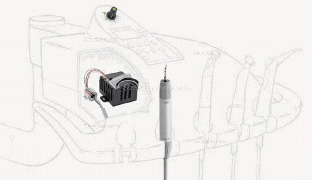 Dental LED Piezo Ultraschall-Scaler Built-in Fiber Optic Handst&uuml;ck