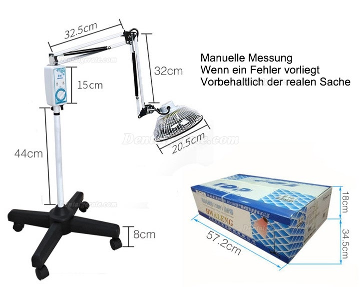 250W TDP Hitze Lampe Elektromagnetisch Therapie Licht Physiotherapie Fu&szlig;boden Stand Medizinisch Muskel Schmerzen Schmerz