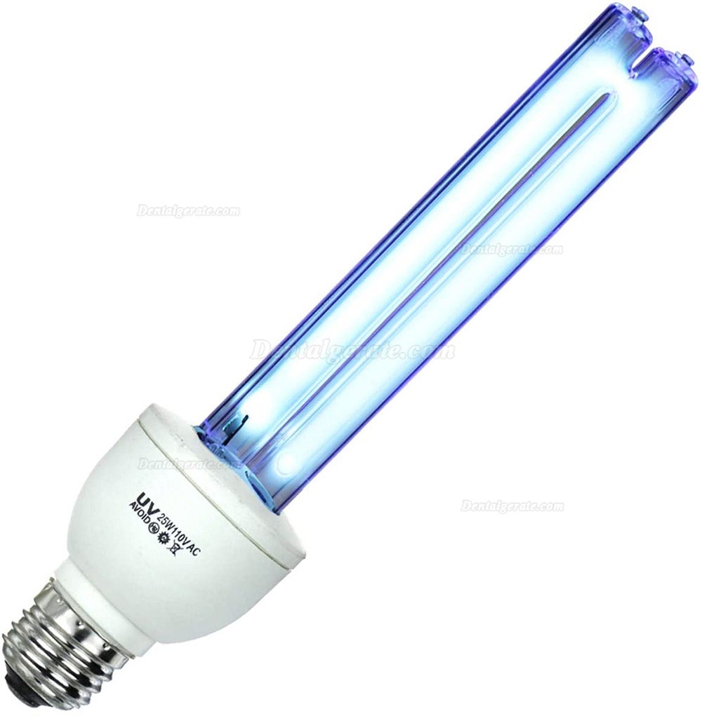 25W Quarz UVC + Ozon Keimtötende Lampe Ultraviolette Glühbirne E27 / E26 110V Reinigt die Luft 25W Quarz UVC + Ozon Keimtötende Lampe Ultraviolette Glühbirne E27 / E26 110V Reinigt die Luft