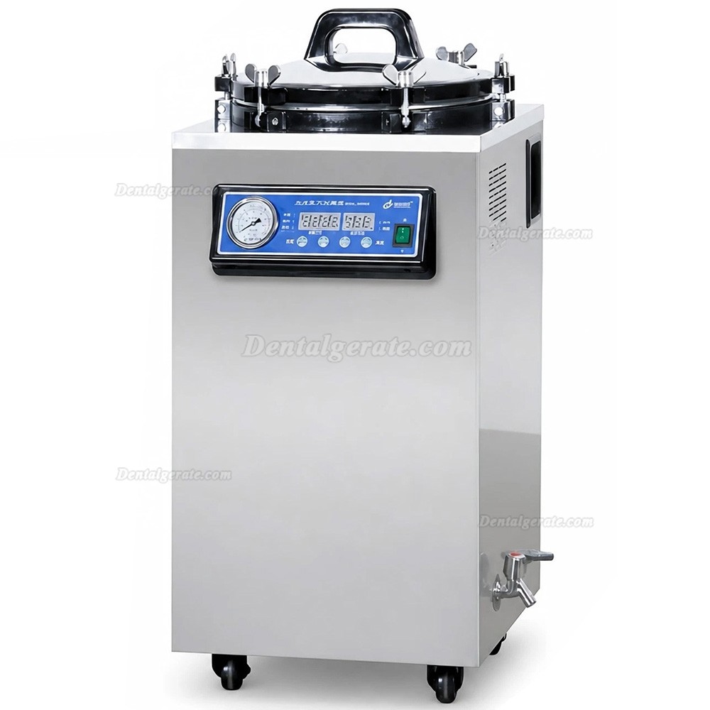 35-Liter Standautoklav (Dampfsterilisator) f&uuml;r Zahnarztpraxen mit digitalem Bedienfeld