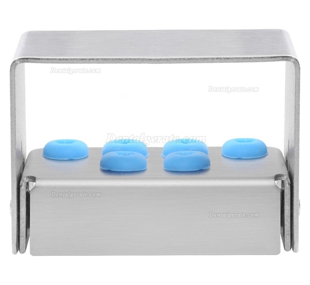 3-tlg. sterilisierbarer Dental-Bohrerständer | jeweils für 8 Dentalbohrer pro Stück 3-tlg. sterilisierbarer Dental-Bohrerständer | jeweils für 8 Dentalbohrer pro Stück