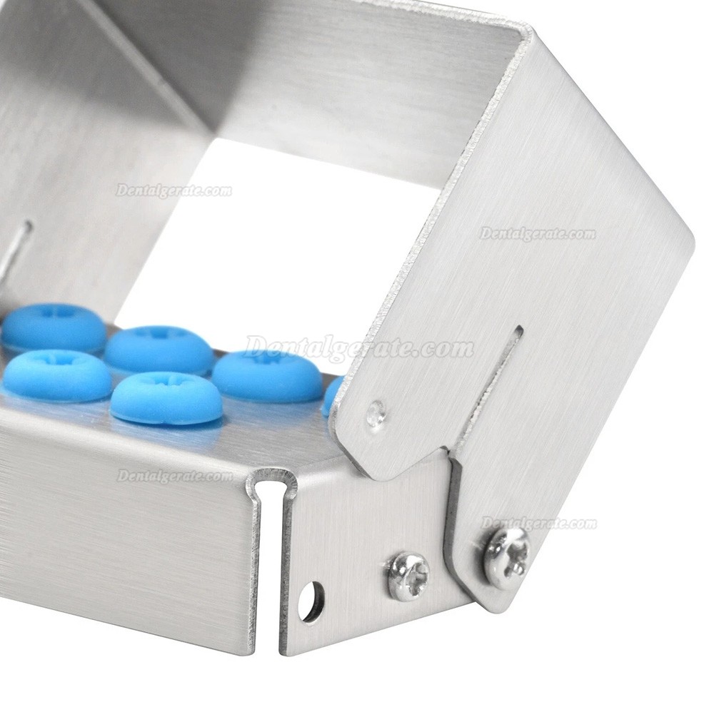3-tlg. sterilisierbarer Dental-Bohrerständer | jeweils für 8 Dentalbohrer pro Stück 3-tlg. sterilisierbarer Dental-Bohrerständer | jeweils für 8 Dentalbohrer pro Stück