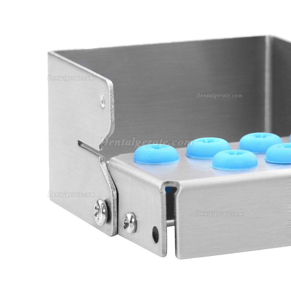 3-tlg. sterilisierbarer Dental-Bohrerständer | jeweils für 8 Dentalbohrer pro Stück 3-tlg. sterilisierbarer Dental-Bohrerständer | jeweils für 8 Dentalbohrer pro Stück