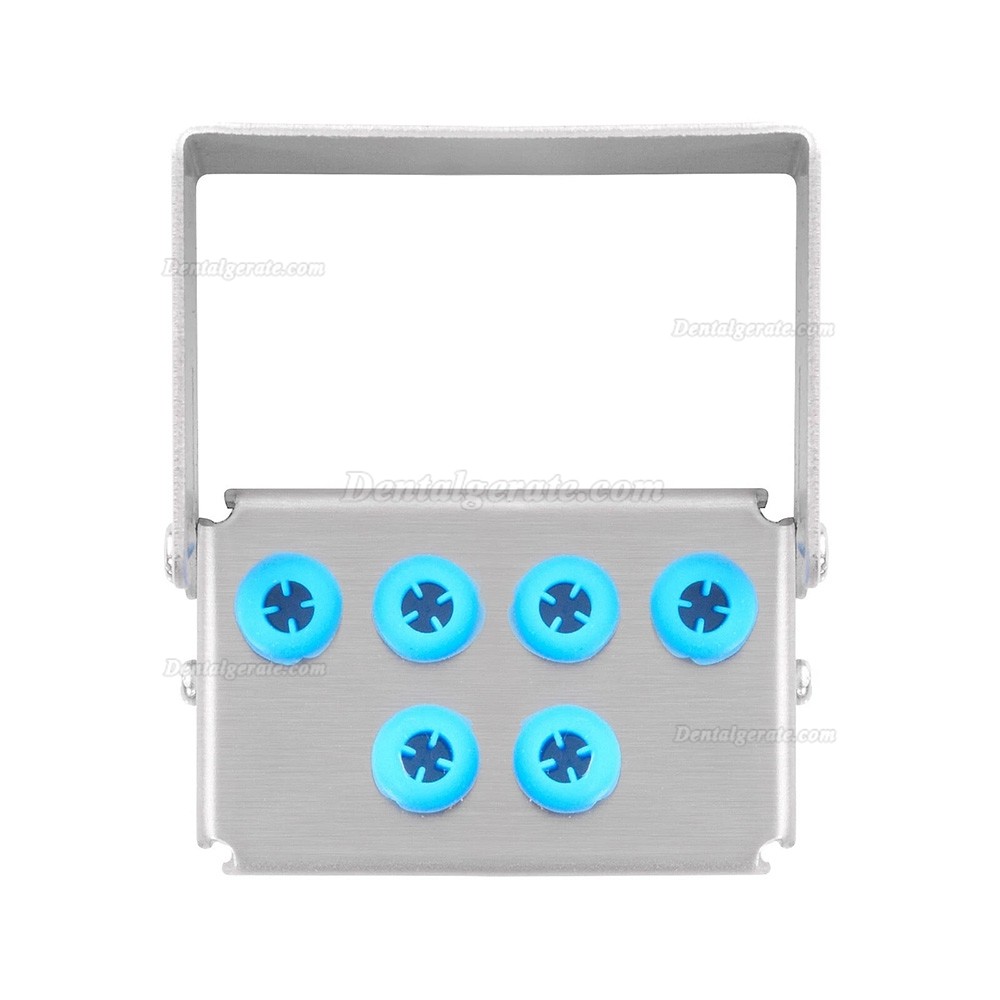 3-tlg. sterilisierbarer Dental-Bohrerständer | jeweils für 8 Dentalbohrer pro Stück 3-tlg. sterilisierbarer Dental-Bohrerständer | jeweils für 8 Dentalbohrer pro Stück