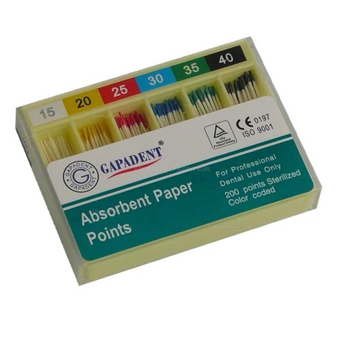GAPADENT&reg; 200Pcs Saugf&auml;hige Papierpunkte aus Korea