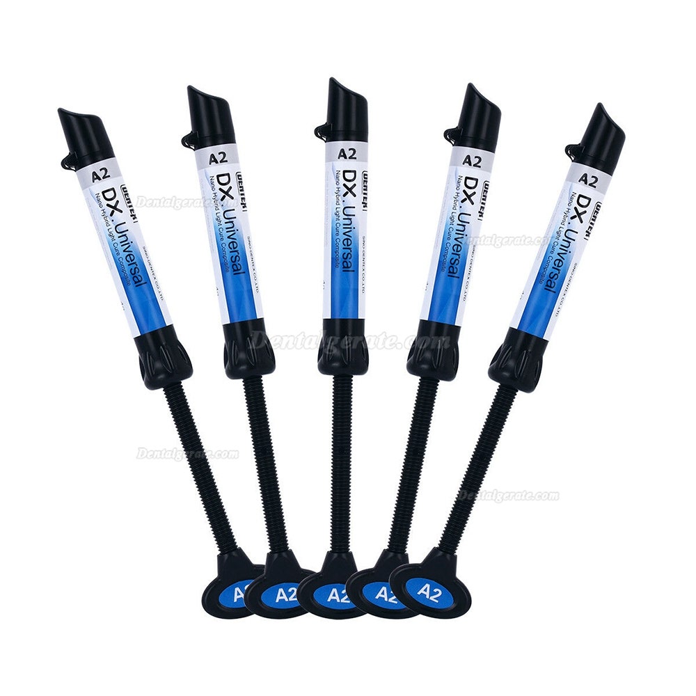 5Pcs A2 Lichthärtende Dental Hybridkunstharz Composite Syringe 5Pcs A2 Lichthärtende Dental Hybridkunstharz Composite Syringe