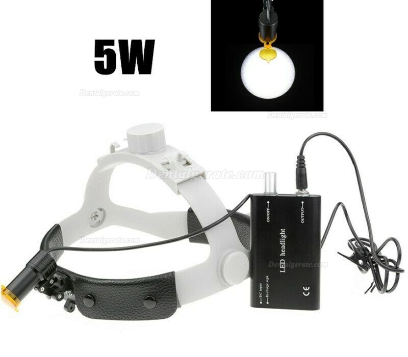 5W LED Dental Medical Scheinwerfer mit Filterkopfbügelscheinwerfer + Aluminiumbox 5W LED Dental Medical Scheinwerfer mit Filterkopfbügelscheinwerfer + Aluminiumbox