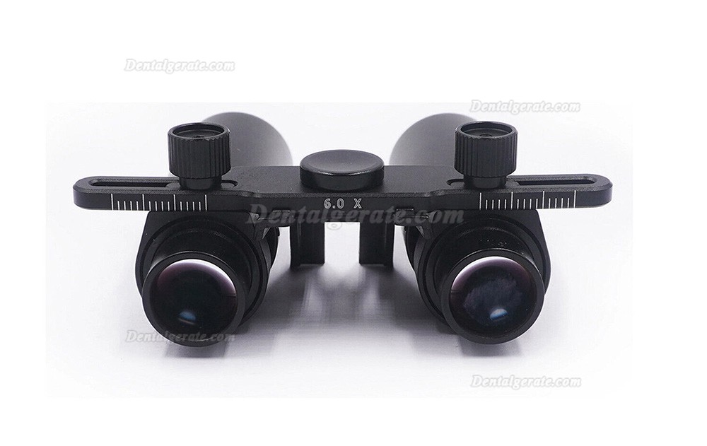 5X / 6X Zahnarzt Lupenbrille mit 5W LED Lupenbrille Licht + Presbyopie-Brille