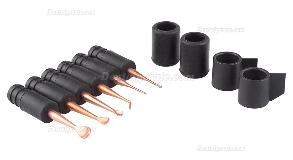 6 austauschbare Wachsmodellierspitzen f&uuml;r elektrische Wachsmesser in der Zahntechnik