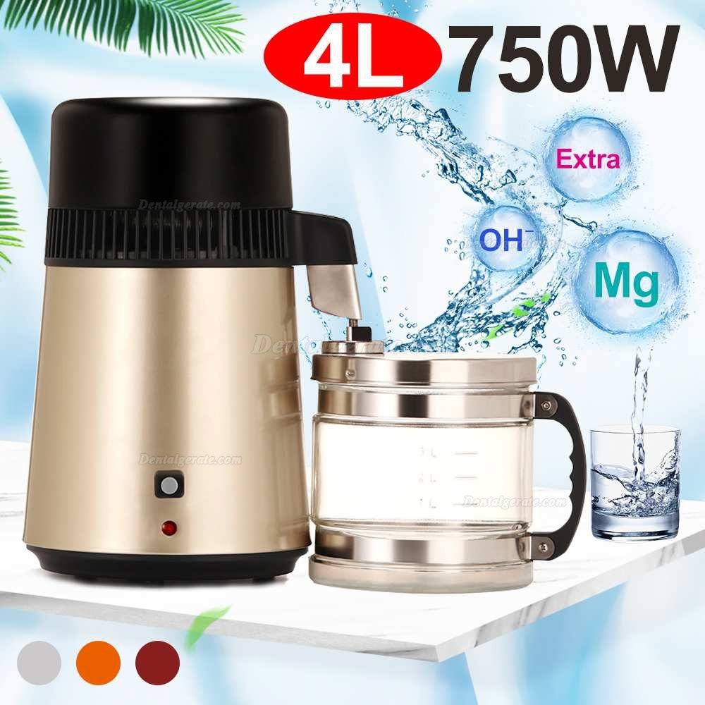 750W 4L Zahnheilkunde Edelstahl Wasserdestillationsger&auml;te Maschine