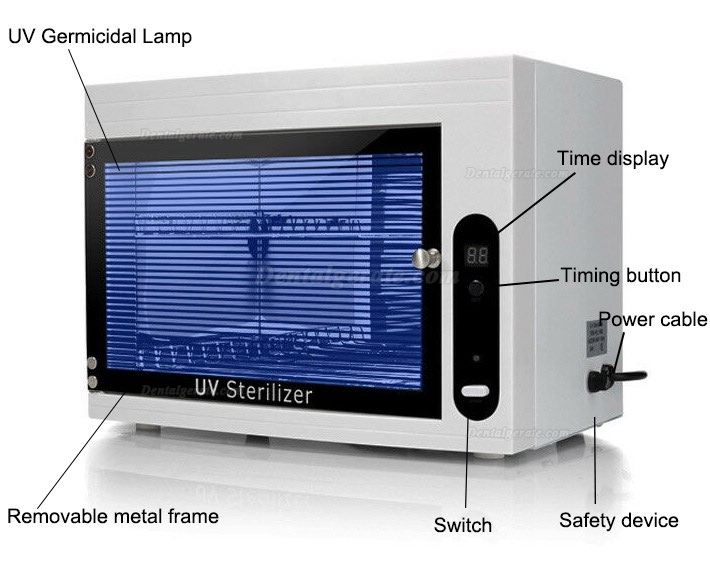 15L Ozon Desinfektionsbox Home handels&uuml;bliche Zahnheilkunde UV Sterilizer Cabinet