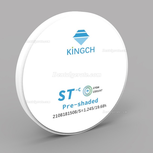 Kingch&reg; ST-C 98/95/89mm Dentallabor Vorschattiert Zirkon Ronden Zirkonoxid Bl&ouml;cke