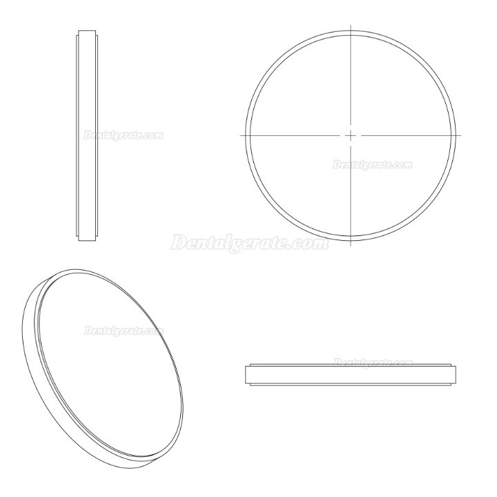 Kingch&reg; ST-C 98/95/89mm Dentallabor Vorschattiert Zirkon Ronden Zirkonoxid Bl&ouml;cke