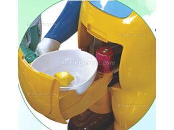 Kinderzahnarztstuhl Kinderzahnarztpraxis mit Dinosaurierstuhl und lächelnder Katzenseitenbox A8000-IB Kinderzahnarztstuhl Kinderzahnarztpraxis mit Dinosaurierstuhl und lächelnder Katzenseitenbox A8000-IB