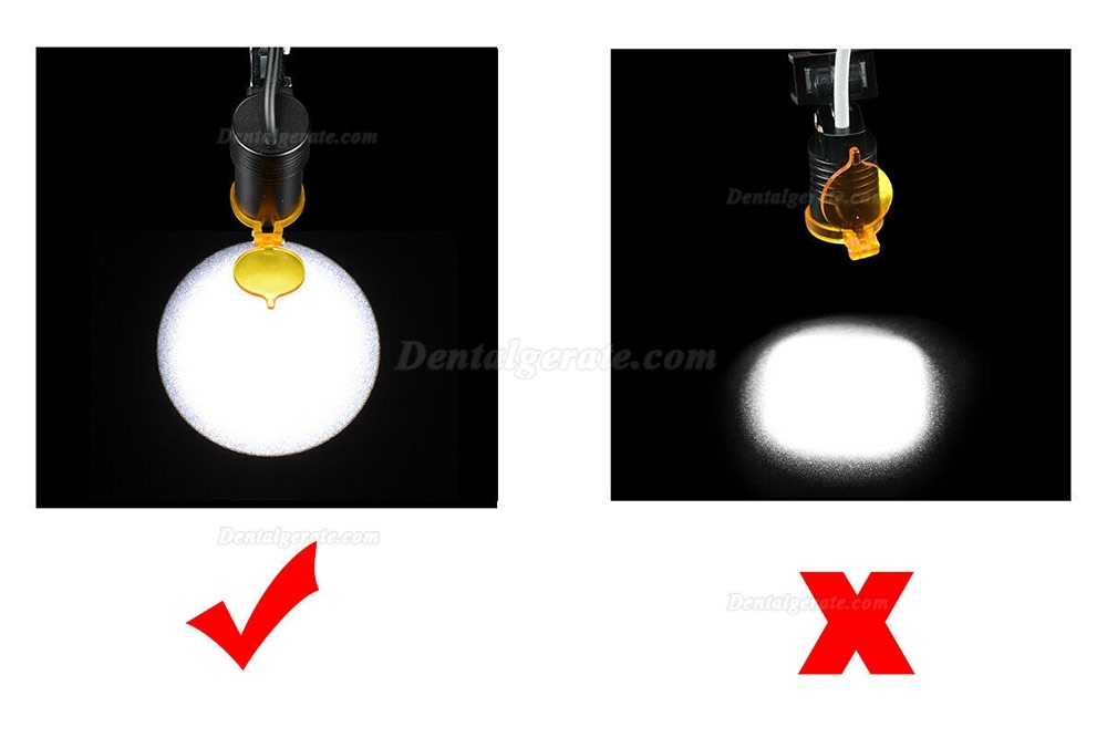 5W LED Zahnheilkunde Scheinwerfer Clip-On Typ mit Filter 5W LED Zahnheilkunde Scheinwerfer Clip-On Typ mit Filter