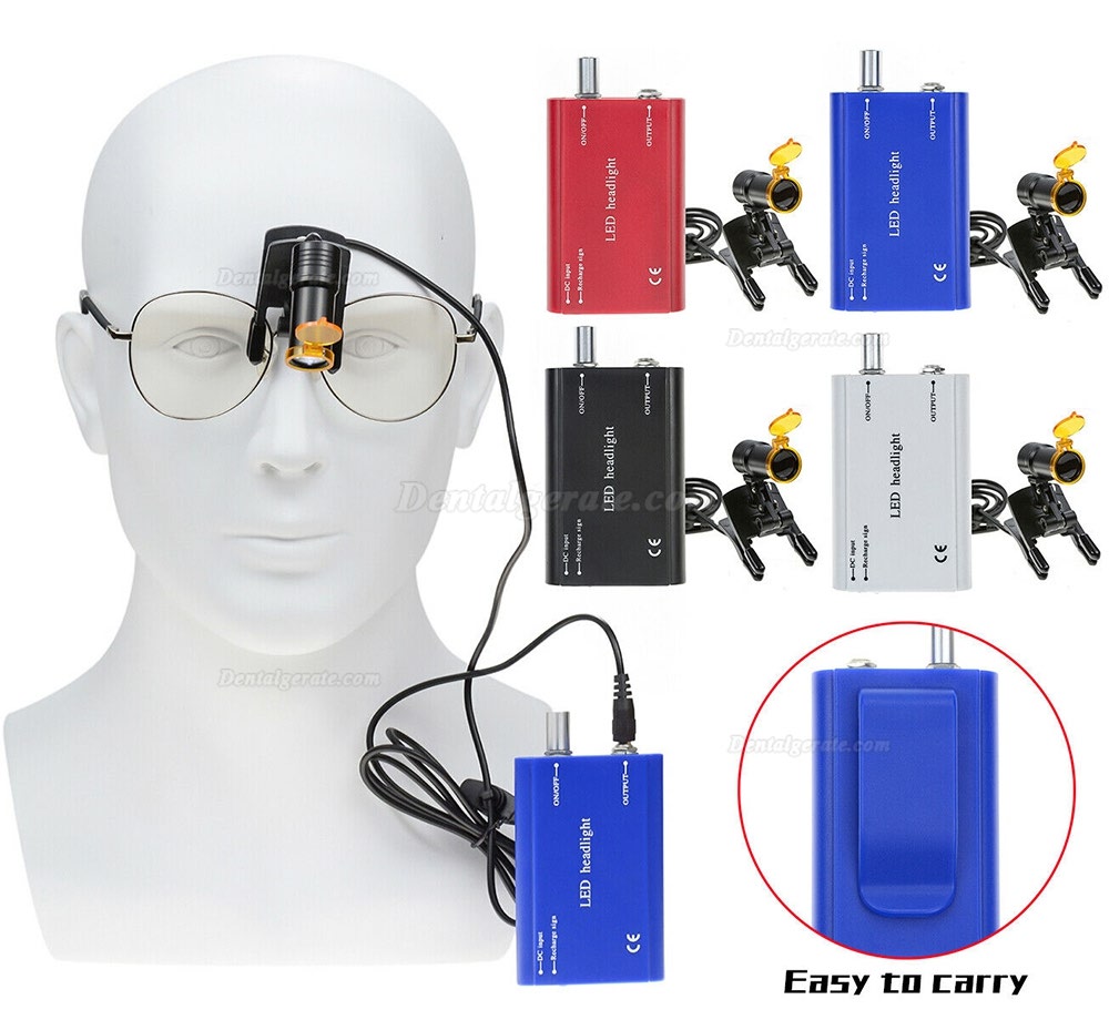 5W LED Zahnheilkunde Scheinwerfer Clip-On Typ mit Filter 5W LED Zahnheilkunde Scheinwerfer Clip-On Typ mit Filter