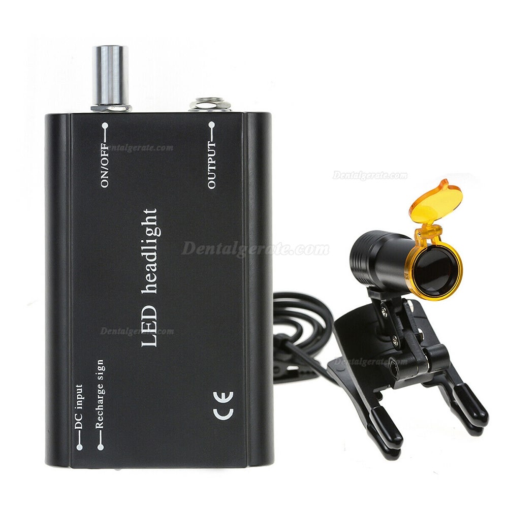 5W LED Zahnheilkunde Scheinwerfer Clip-On Typ mit Filter 5W LED Zahnheilkunde Scheinwerfer Clip-On Typ mit Filter