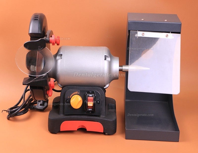 250W Dentallabor Polier und Schneidemaschine Stufenlose Geschwindigkeiten 3000 RPM AX-J1