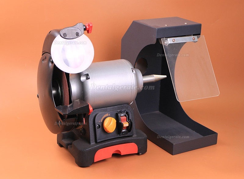 250W Dentallabor Polier und Schneidemaschine Stufenlose Geschwindigkeiten 3000 RPM AX-J1