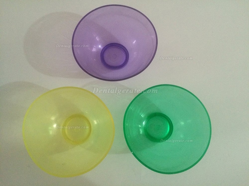 3PCS Dentallabor Flexible Alginat Gummi und Spatel mischen Farbe Sch&uuml;ssel
