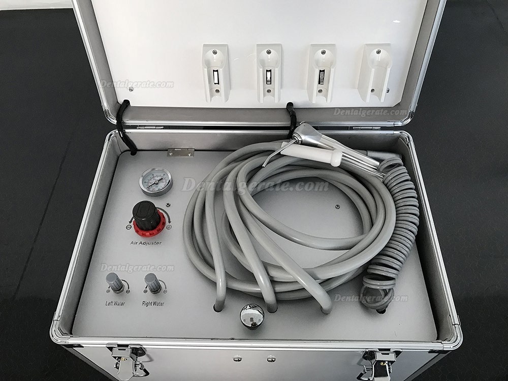 Best® Faseroptik BD-402B Mobile Dentaleinheit mit Rad Edelstahl-Einbaubecken und Wasserflaschen Best® Faseroptik BD-402B Mobile Dentaleinheit mit Rad Edelstahl-Einbaubecken und Wasserflaschen