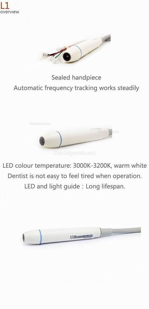 Baolai Dental Eingebauter Ultraschall-Scaler mit L1-LED-Handstück und 4 Spitzen Baolai Dental Eingebauter Ultraschall-Scaler mit L1-LED-Handstück und 4 Spitzen
