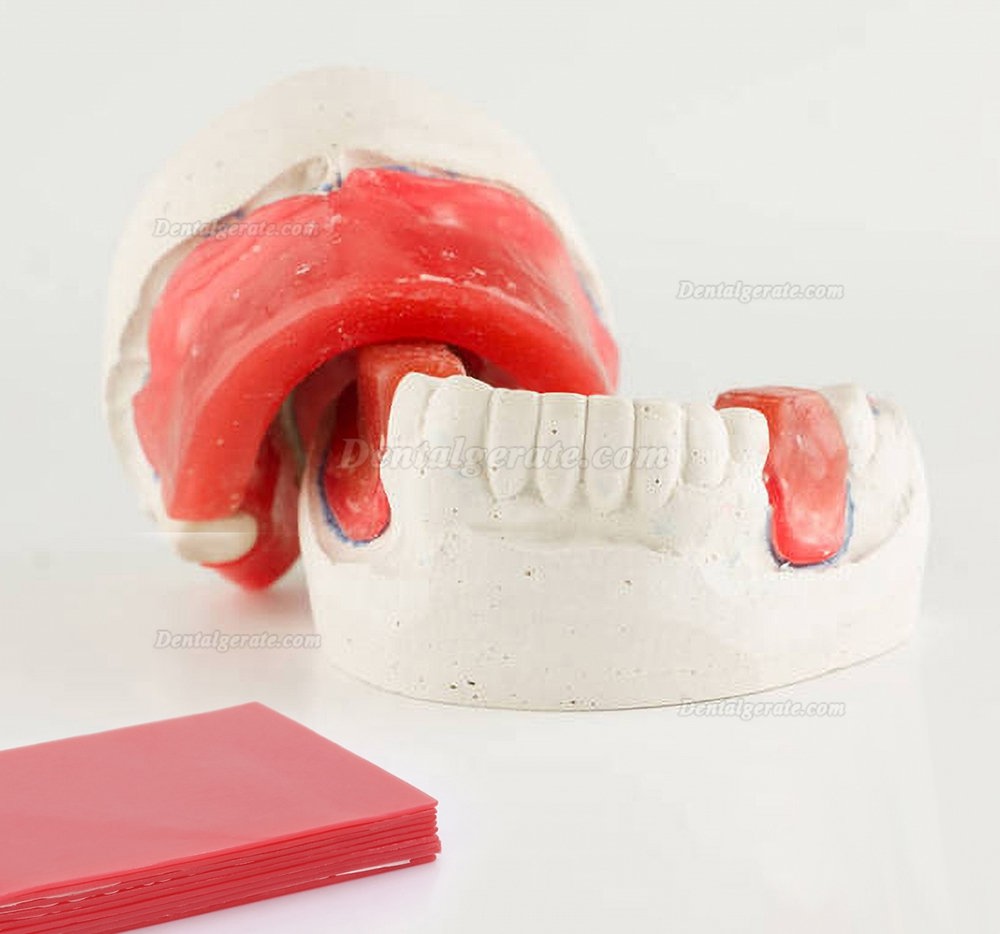 5 Box Dental Lab Basisplatte Wachs Kieferorthopädische Basisplatte Rote Utility-Wachsblätter 5 Box Dental Lab Basisplatte Wachs Kieferorthopädische Basisplatte Rote Utility-Wachsblätter