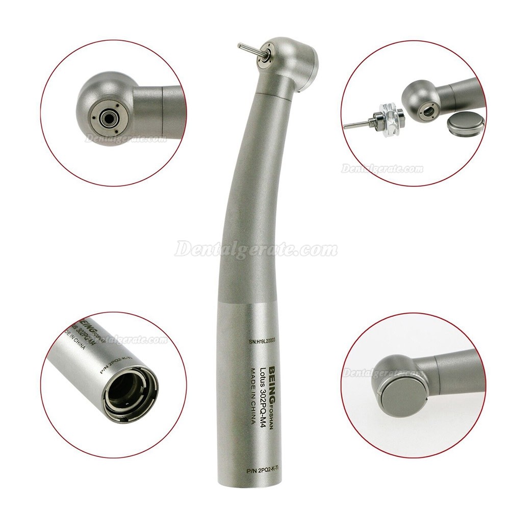 BEING 302PQ-K-Ti Dental Turbine Handst&uuml;ck (Gro&szlig;er Drehmomentkopf) f&uuml;r KAVO Multiflex Lux
