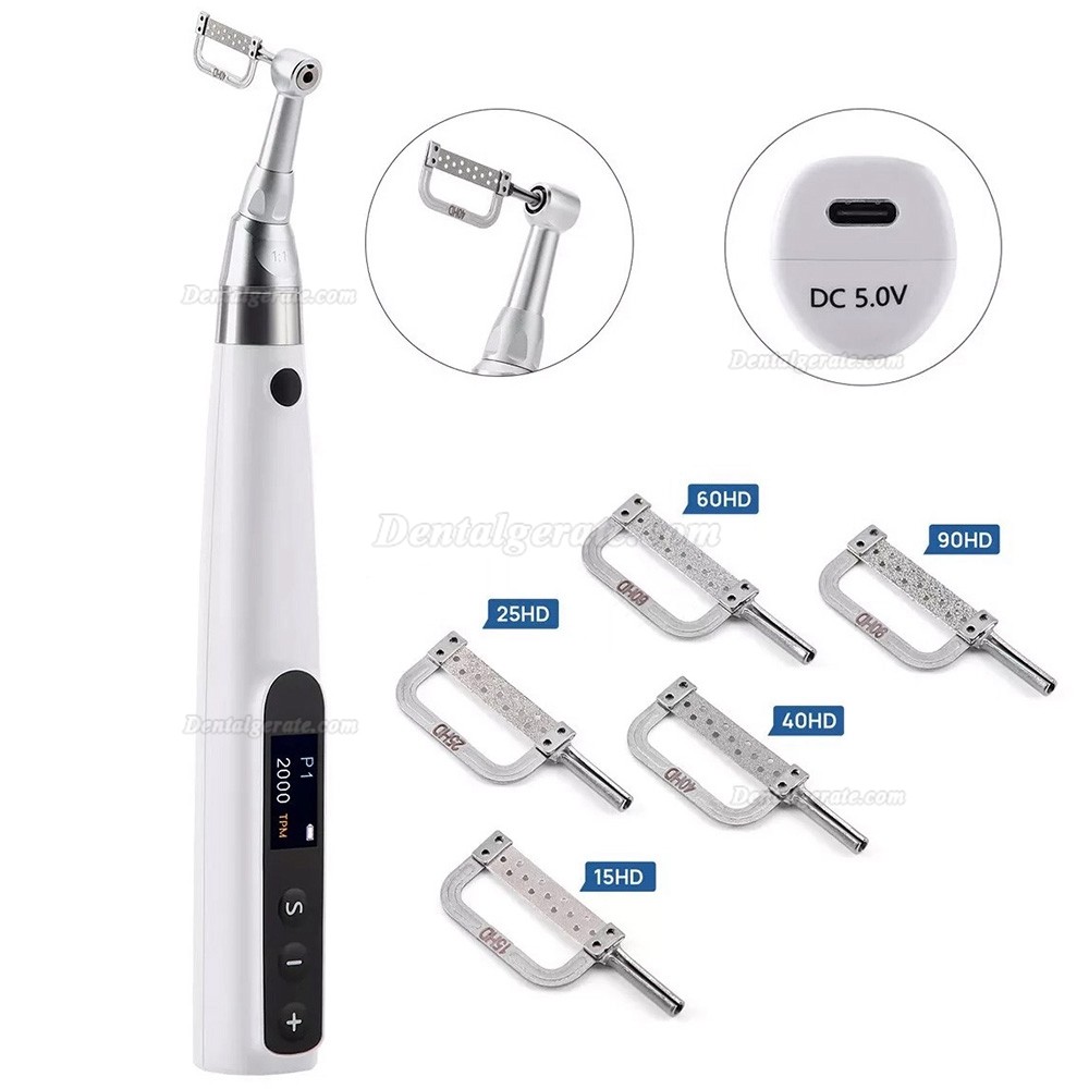 Betterway IPR 2000 Dental Elektro Kieferorthop&auml;die Handst&uuml;ck, Interproximales IPR Kit mit 5 Streifen