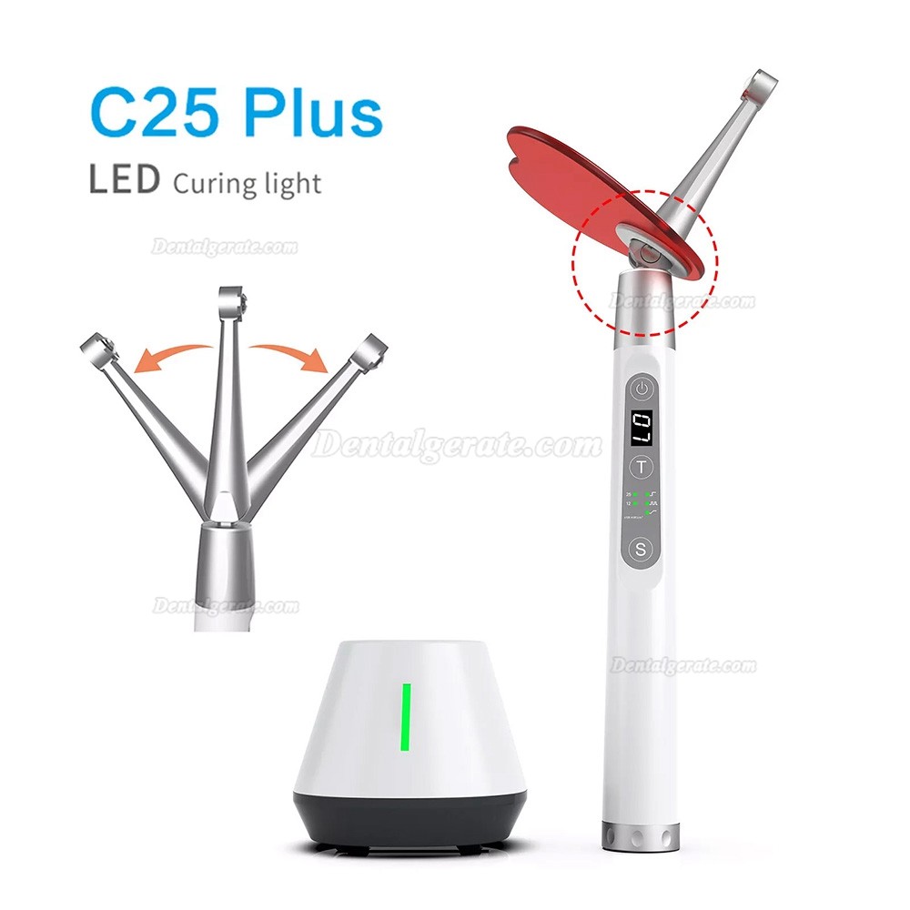 Betterway C25 Plus Kabelloses dental polymerisationslampe mit flexiblem Kopf