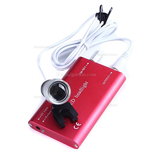 Dental Binokulare Dentallupe 3,5 x-r Optisches Glas mit/ohne kopf LED Licht Lampe Rot Dental Binokulare Dentallupe 3,5 x-r Optisches Glas mit/ohne kopf LED Licht Lampe Rot