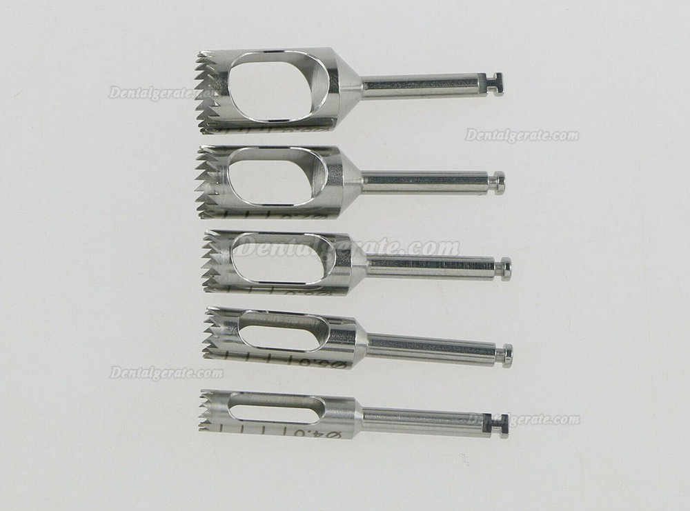 5Pcs/Kit Trephine Zahnimplanatat Chirurgie Knochentransplantationsbohrer Chirurgischer Bohrer & Halter 5Pcs/Kit Trephine Zahnimplanatat Chirurgie Knochentransplantationsbohrer Chirurgischer Bohrer & Halter