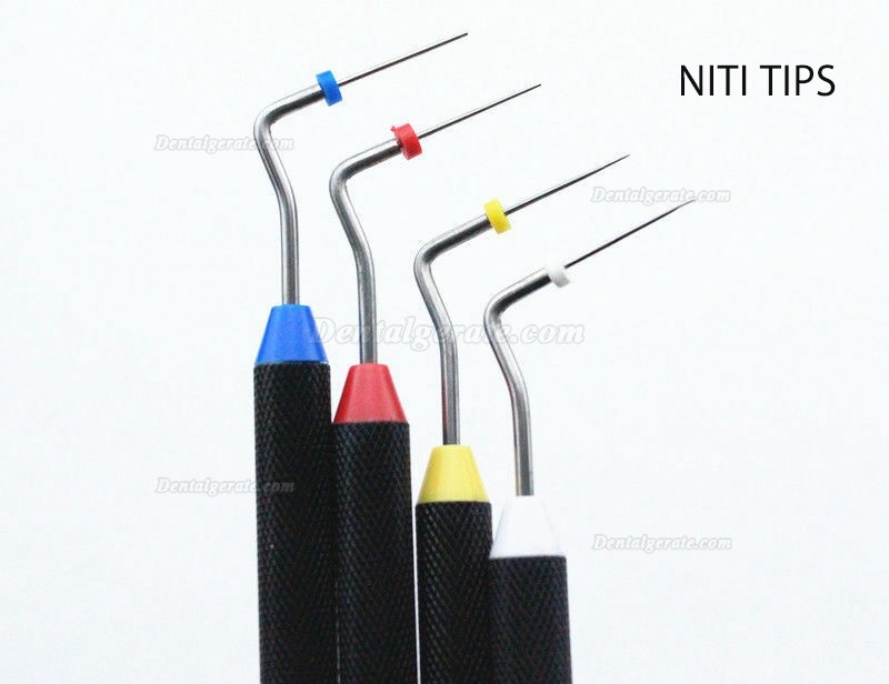 Dentaler Endodontischer Handstopfer Niti Endo Plugger Kit, 4 optionale Gr&ouml;&szlig;en