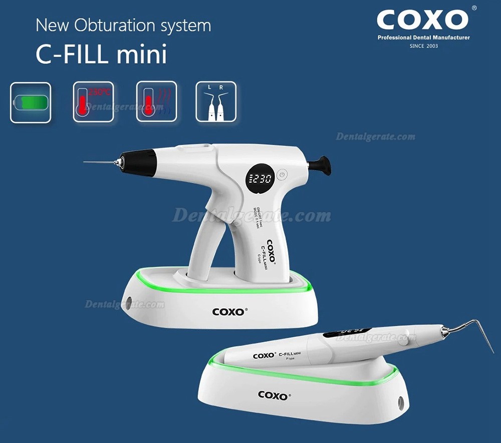 COXO Yusendent C-fill Mini Zahnheilkunde Guttapercha Obturationssystem (Obturationspistole + Obturationsstift)
