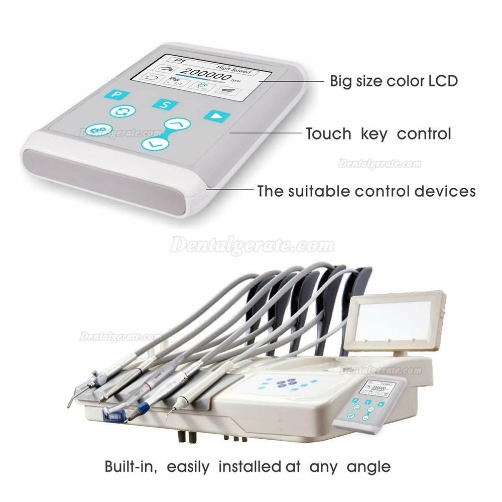 YUSENDENT C-PUMA INT+ Dental Eingebauter Elektromotor + CX235C7-1 1:5 Glasfaser Rotes Winkelstück YUSENDENT C-PUMA INT+ Dental Eingebauter Elektromotor + CX235C7-1 1:5 Glasfaser Rotes Winkelstück