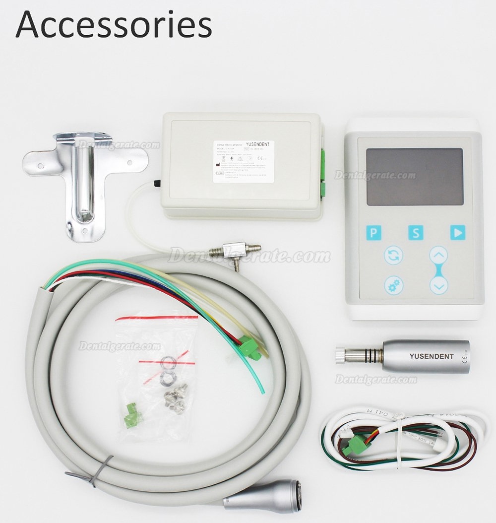 YUSENDENT C-PUMA INT+ Dental Eingebauter Elektromotor + CX235C7-1 1:5 Glasfaser Rotes Winkelstück YUSENDENT C-PUMA INT+ Dental Eingebauter Elektromotor + CX235C7-1 1:5 Glasfaser Rotes Winkelstück