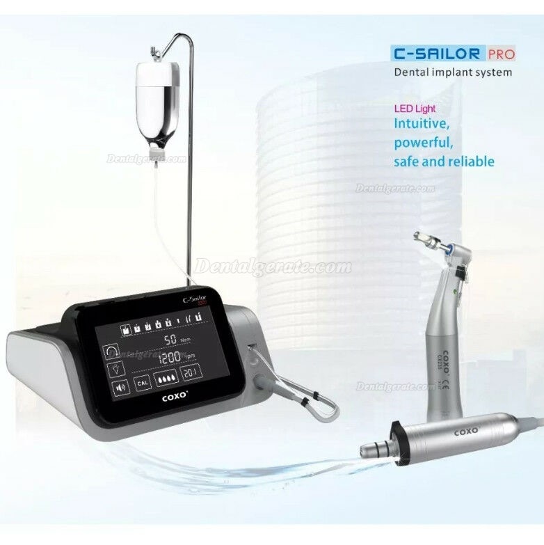 Yudendent COXO Zahnimplantatsystem C-Sailor Pro Bürstenloser Chirurgischer Motor LED-Faseroptik Yudendent COXO Zahnimplantatsystem C-Sailor Pro Bürstenloser Chirurgischer Motor LED-Faseroptik