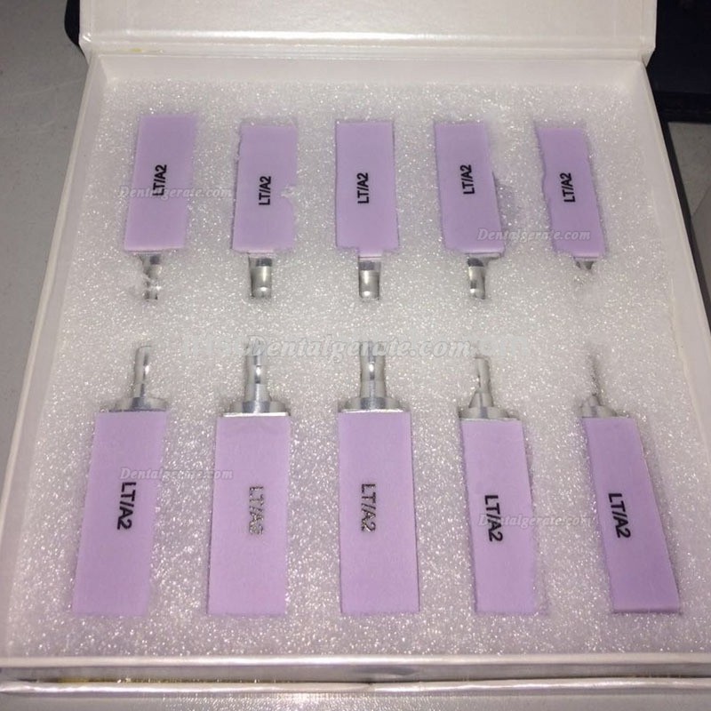 5 Stück C14 LT CAD/CAM Niedrig Durchscheinend Lithiumdisilikat Glaskeramik für Dentalfurniere und Frontzähne 5 Stück C14 LT CAD/CAM Niedrig Durchscheinend Lithiumdisilikat Glaskeramik für Dentalfurniere und Frontzähne