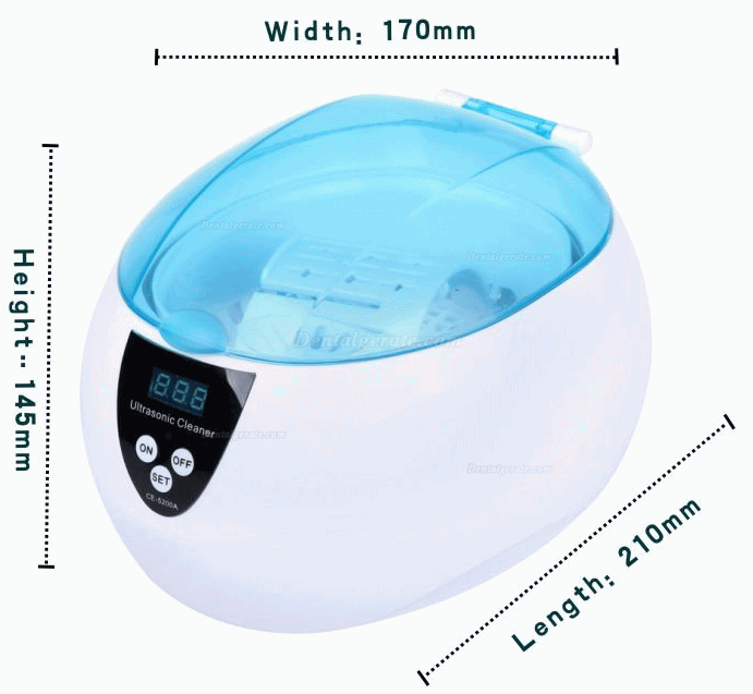 JeKen&reg; CE-5200A Digital Ultraschallreiniger 0.75L